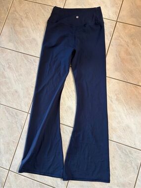 Women’s Small Yitty Flare Bell Bottom Navy Blue Leggings